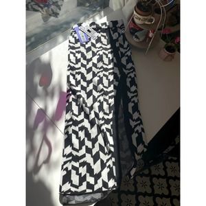 Future Collective High-Rise Slit Knit Midi Wrap Skirt 4X